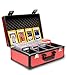 Panopply SLAB ARMOR 4 Row Graded Card Storage Box PSA Card Slab Case For Graded cards Holds 160 Slabs Graded Card Case for PSA Slab Box Graded Card Storage Sports Baseball Card Collector Gifts RED - Image 3