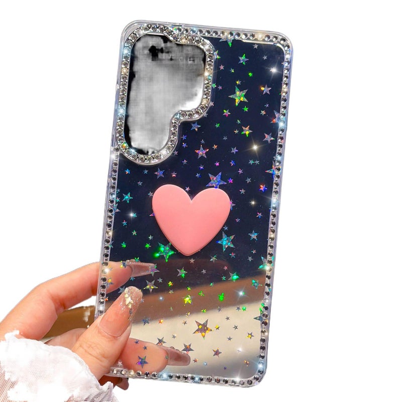 غطاء واقي | نقش الماس اللامع | مقاوم للصدمات لـ Samsung S26 Ultra / Samsung S26 | Acrylic | شفاف - Image 1