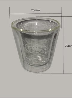 Rattleware Rattleware Double Wall Graduated Glass Espresso Shot Measuring Cup (3 Oz) - Premium Glass Construction for Precision and Stability, Perfect for Baristas, Ideal for Home or Commercial Use  - Image 2