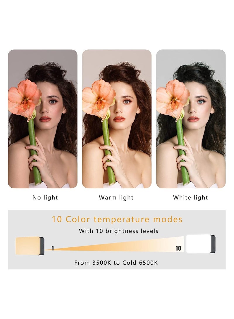Portable LED Camera Lights, Mini Rechargeable 900mAh Fill Light, Dimmable Selfie Photography Lighting for Camera Tripod Phone  - Image 3