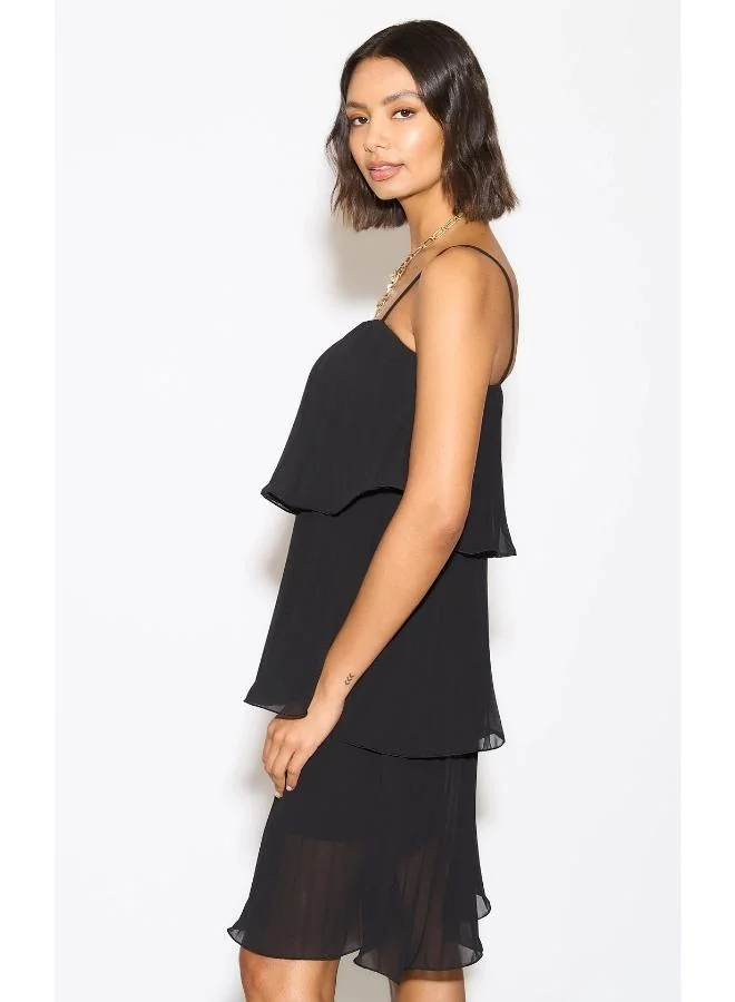 Hoxton Gal Tiered Chiffon Dress