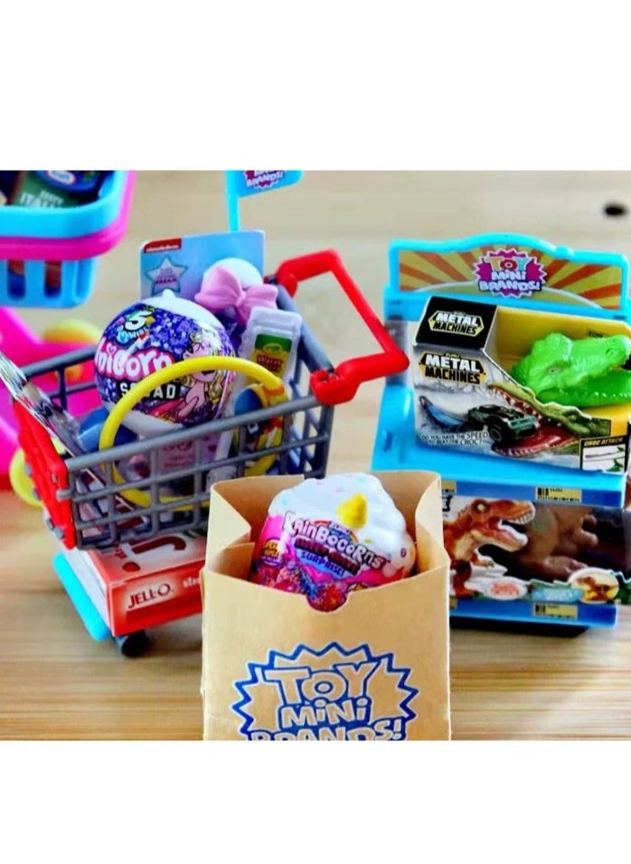 5 Surprise 5 Surprise Toy Mini Brands，1 Collector's kit ，Real miniature toys by Zuru, Five times surprise ball, Mini blind box ball  - Image 4