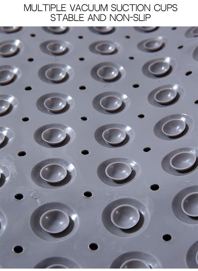Haidue Non Slip Bath Mat Shower Massage Mat Bathroom Bathtub Mat with Suction Cups 47*77cm  - Image 4