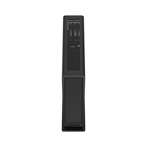 Fractal Design Ridge Black Mini-Itx Slim Small Form Factor Console Pc Case with Pcie 3.0 Riser - Polycarbonate - Image 3