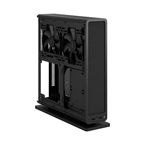 Fractal Design Ridge Black Mini-Itx Slim Small Form Factor Console Pc Case with Pcie 3.0 Riser - Polycarbonate - Image 5