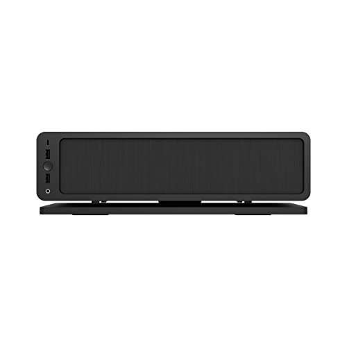 Fractal Design Ridge Black Mini-Itx Slim Small Form Factor Console Pc Case with Pcie 3.0 Riser - Polycarbonate - Image 2