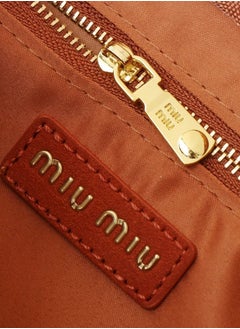 Miu Miu Arcadie padded suede top-handle bag  - Image 5