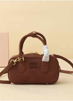 Miu Miu Arcadie padded suede top-handle bag  - Image 1