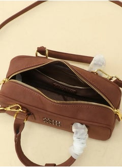Miu Miu Arcadie padded suede top-handle bag  - Image 3