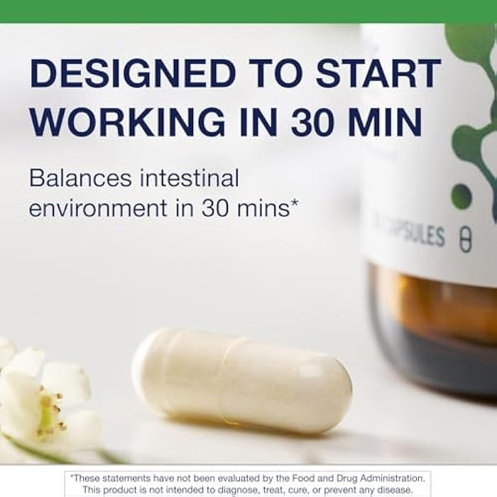 Metagenics UltraFlora IB Probiotic - 60 Bil. CFU - Relief for Occasional Intestinal Distress* - Supports Digestive Health, Bloating & Gut Balance* - Lactobacillus & Bifidobacterium Blend - 30 Capsules - Image 3