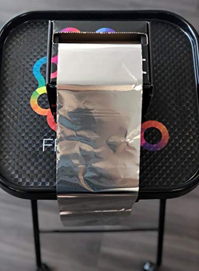 framar Star Struck Silver Roll Aluminum Foil Hair Foils For Highlighting Hair Color Medium 1600 Ft - Image 4