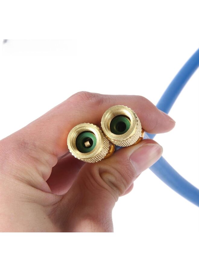 R134A Car AC Refrigerant Charge Hose, AC Charge Hose with Gauge, R134A Can Tap Valve, R134A Quick Couple, Low Pressure Gauge and 59'' Recharge Hose - Image 4
