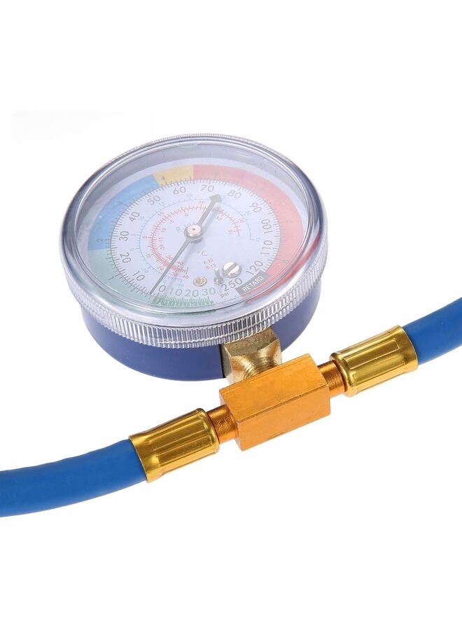 R134A Car AC Refrigerant Charge Hose, AC Charge Hose with Gauge, R134A Can Tap Valve, R134A Quick Couple, Low Pressure Gauge and 59'' Recharge Hose - Image 5