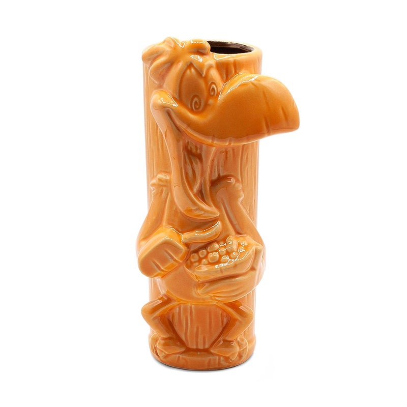 Geeki Tikis General Mills Ceramic Mug Cocoa Puffs Sonny the Cuckoo Official Cereal Mascot Collectible Tiki Cups Tumbler Cocktail Glasses Tropical Drinkware For Home Barware Set Holds 16 Ounces