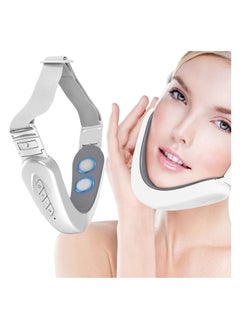 Double Chin Reducer Machine, 6 Modes and 12 Intensity Levels Electric Double Chin Eliminator,Smart Double Chin Face Lift Device with Magnetic Massage, V Face Beauty Device for Woman