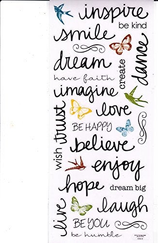 The Paper Studio Stickabilities Sticker Sheet - Inspiration Handwritten Words - Image 5