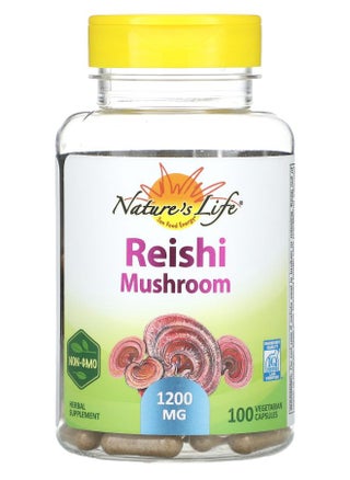 Reishi Mushroom 1200 mg 100 Vegetarian Capsules (600 mg per Capsule) - pzsku/ZF4AB8E61FC41F3ECEB1DZ/45/_/1728489382/0aeb4ef8-79d3-4673-8219-fa108b674d74