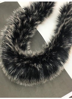 Karan Tuhafiye Karan Haberdashery Hooded Fur Black Fleece  - Image 2