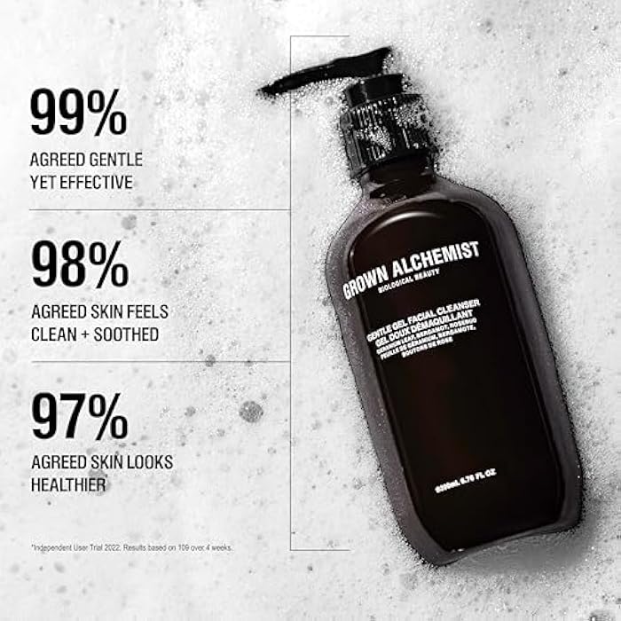 Grown Alchemist Gentle Gel Facial Cleanser (200ml) Natural Face Wash. Hydrating Bergamot & Rosebud Exfoliating with Willow Bark, a Salicylic Acid Alternative. - Image 5