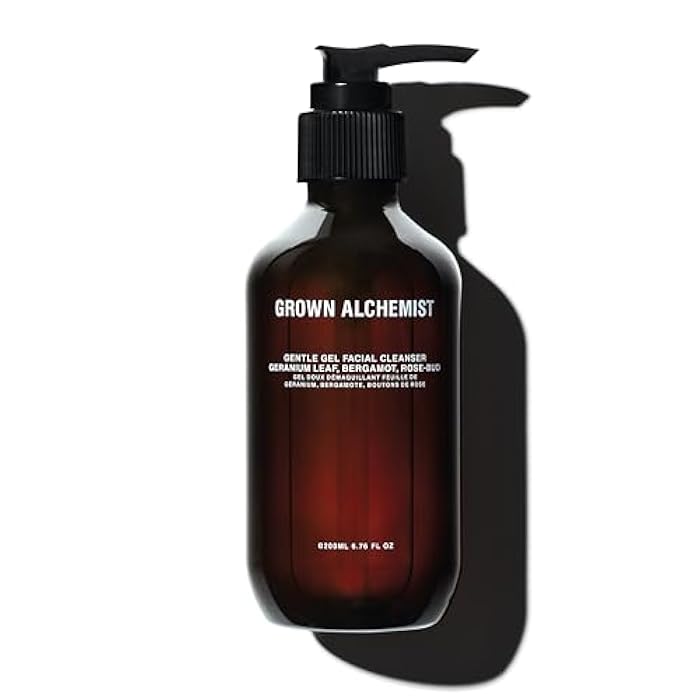 Grown Alchemist Gentle Gel Facial Cleanser (200ml) Natural Face Wash. Hydrating Bergamot & Rosebud Exfoliating with Willow Bark, a Salicylic Acid Alternative. - Image 1