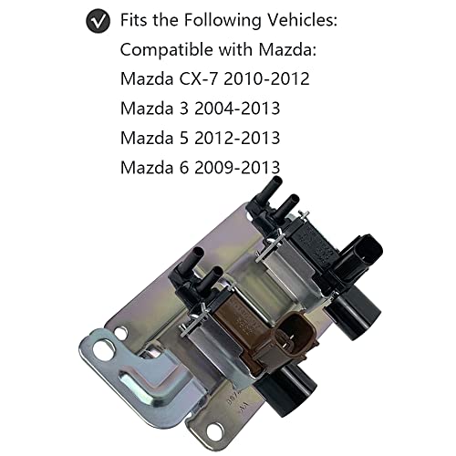 WGBAB Intake Manifold Vacuum Runner Solenoid Valve for Mazda CX-7 3 5 6 Replace 4M5G-9A500 K5T46597 K5T81777 - Image 3