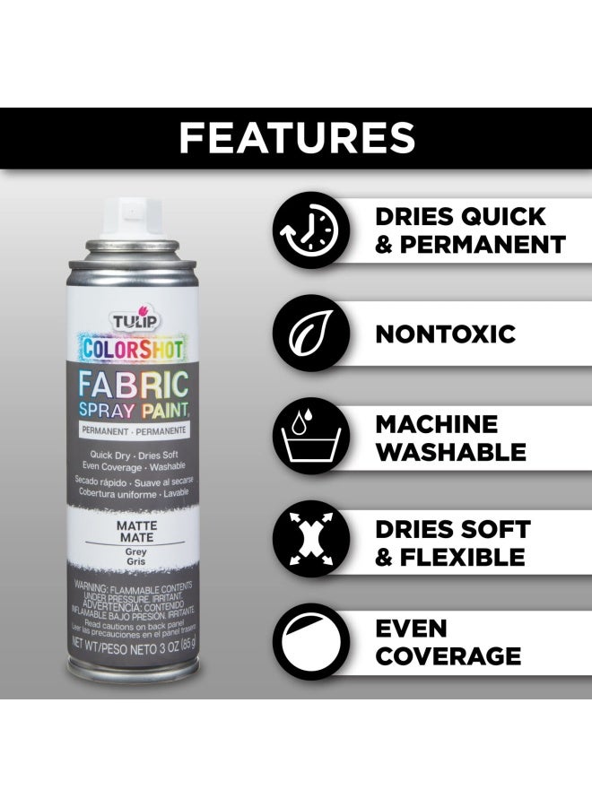 Tulip Colorshot Instant Fabric Color 3Oz. Gray - Image 4