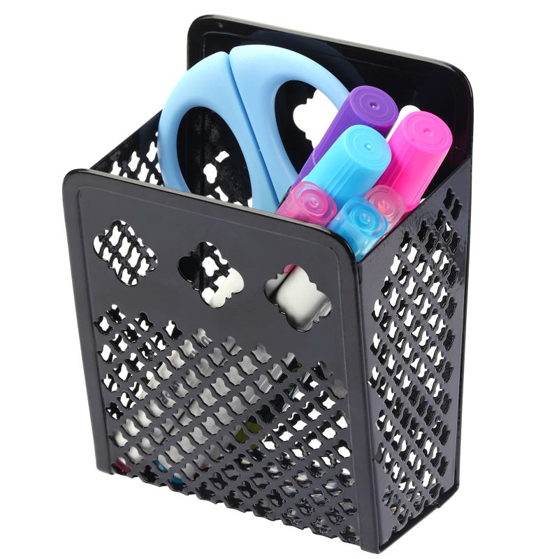 zeyce Magnetic Pencil Holder - Magnetic Locker Organizer, 1 Pack Pen Holder Locker Accessories for School and Office (1 Pack Black) - Image 1
