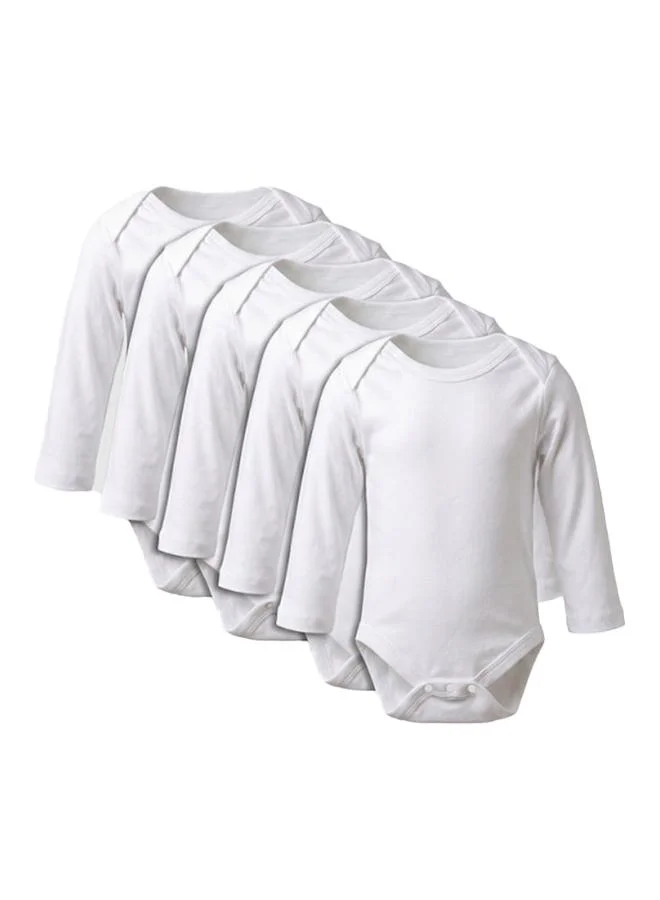 Babies & More Babies & More Unisex Baby White Bodysuit