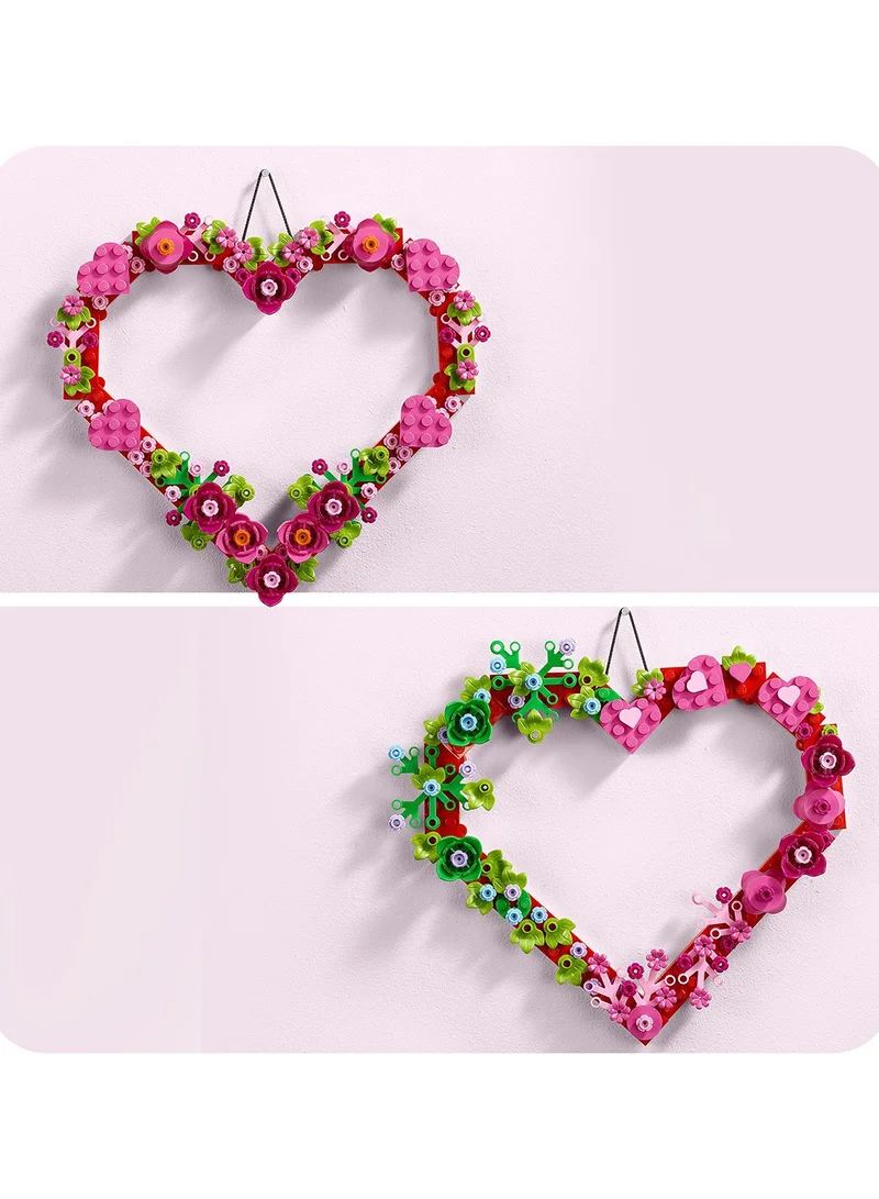LEGO Heart Ornament Set - Building Toy for 9 Plus Year Old Girls & Boys - Kids' Bedroom Decoration or Wall Accessory - Mother's Day Gift Idea or Valentine's Decoration - 40638