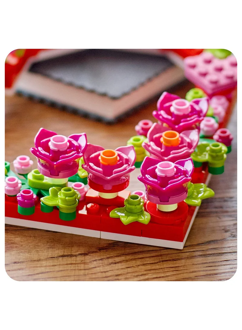 LEGO Heart Ornament Set - Building Toy for 9 Plus Year Old Girls & Boys - Kids' Bedroom Decoration or Wall Accessory - Mother's Day Gift Idea or Valentine's Decoration - 40638