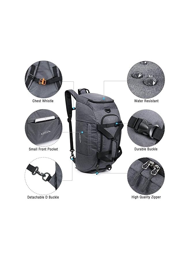 G4Free 40L 3 Way Duffle Bag Backpack Gym Bag for Men Women Sports Duffel Bag with Shoe Compartment Travel Backpack Luggage - Image 4