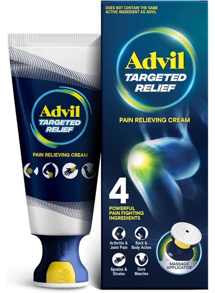 Advil Targeted Relief Pain Relieving Cream with Massage Applicator - Image 1