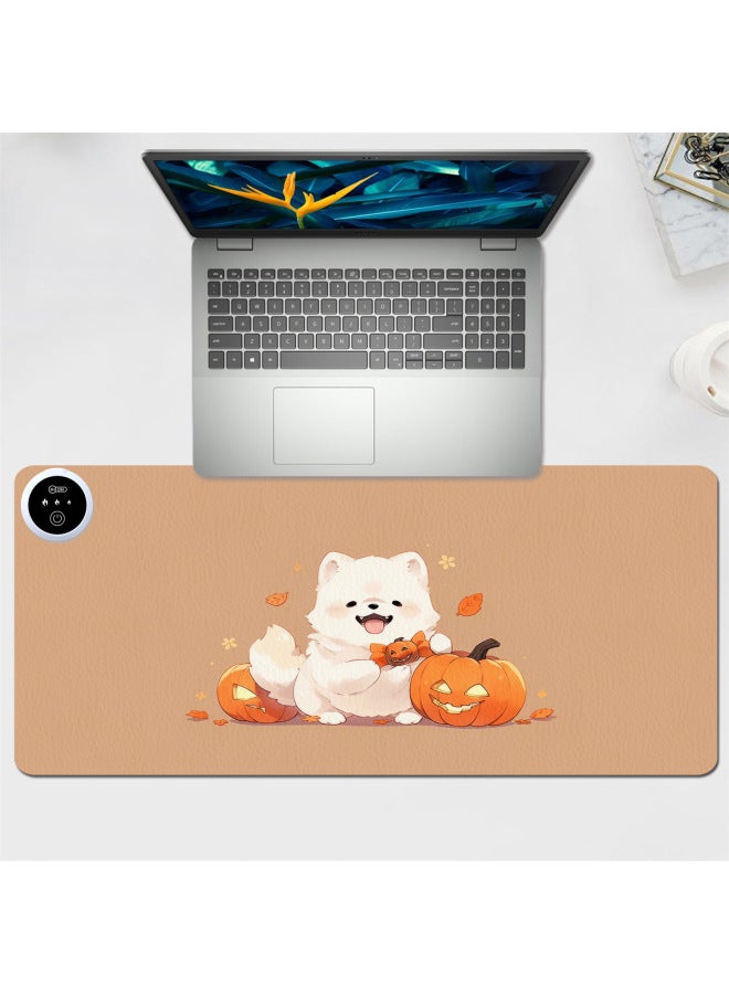Loquat Funny Warm Table Mat Oversized Dirty-Resistant Mouse Pad Heating Pad Heating Hand Warmer Office Game Gift Pad-Color:400x900x2mm-Pattern:Heating Pad  1(3) - Image 1