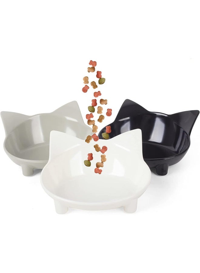 Mumoo Bear 3-Piece Cat Food Bowls - Image 1