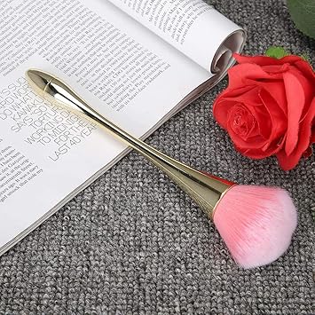 TMISHION Nail Brushes Brush Nail Dust Remover Manicure Tool Powder Cleaner Brush for Salon Manicure DIY Manual Cleaning Tools for Acrylic Nails Art Portable Comfortable and Easy to Handle Dusting Brush - Image 5