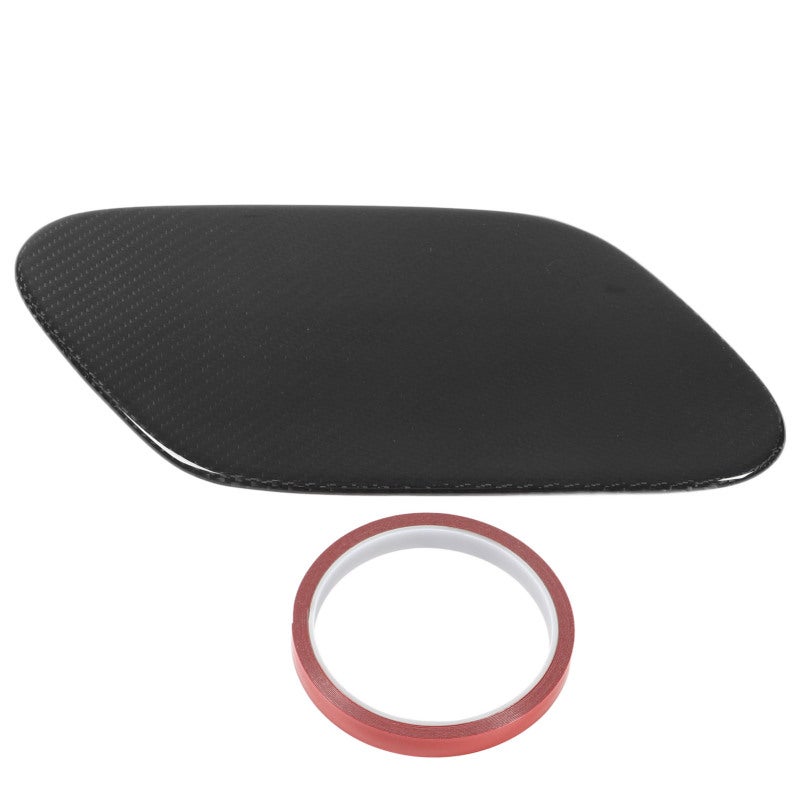 Carbon Fiber Fuel Tank Cover Oil Gas Cap Trim Fit for MK7 MK7.5 2014-2019 - Lightweight Premium Material with Clear Texture - Durable Weatherproof Fuel Filler Cap Trim for Car Styling - Image 1