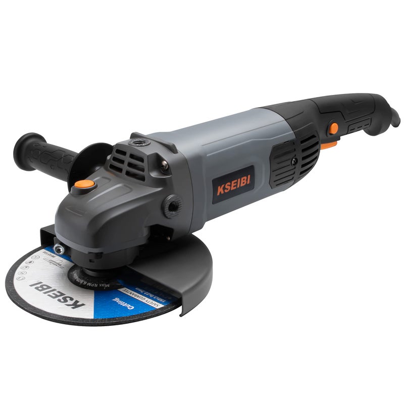KSEIBI 711985 Concrete Grinder Kit 7 inch with Bag, Concrete Grinding Wheel 15Amps (Angled) - Image 1