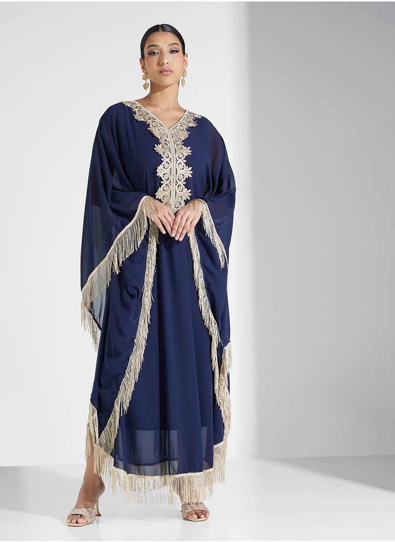 Khizana Embroidered Kaftan  - Image 4