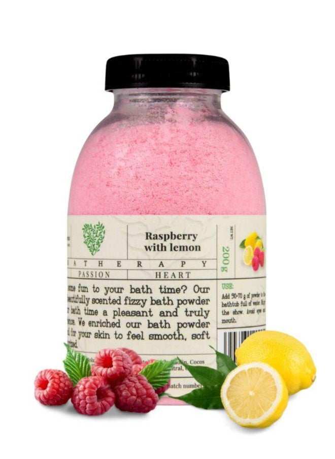 Soap&Friends Soap&Friends Fizzy Raspberry with Lemon Bath Powder 200 g  - Image 1