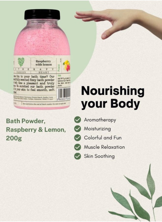 Soap&Friends Soap&Friends Fizzy Raspberry with Lemon Bath Powder 200 g  - Image 4