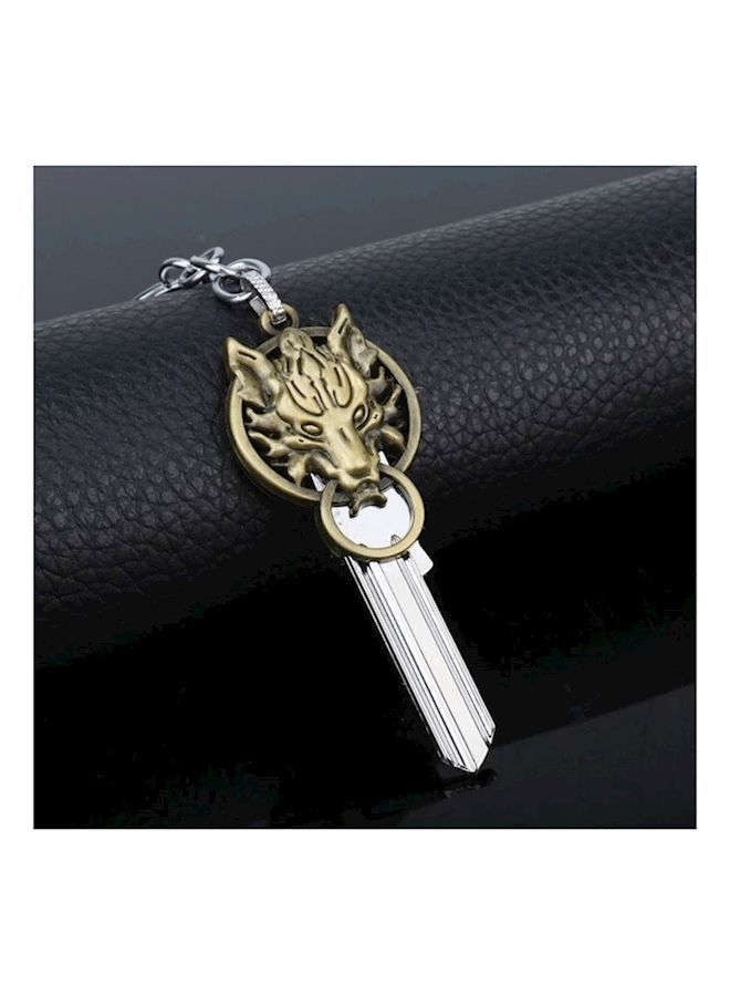 NIBEMINENT Anime Jewelry Final Fantasy Wolf Head Alloy Metalcasual Key Chain - Image 2