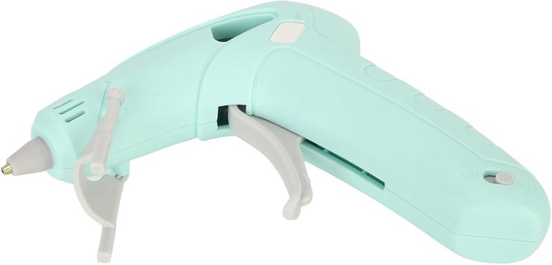 مسدس الغراء الساخن اللاسلكي القابل لإعادة الشحن، أعواد غراء 7 مم، فوهة مقاومة للحروق، للاستخدام في المنزل والمكتب والمدرسة والديكور. - Image 1