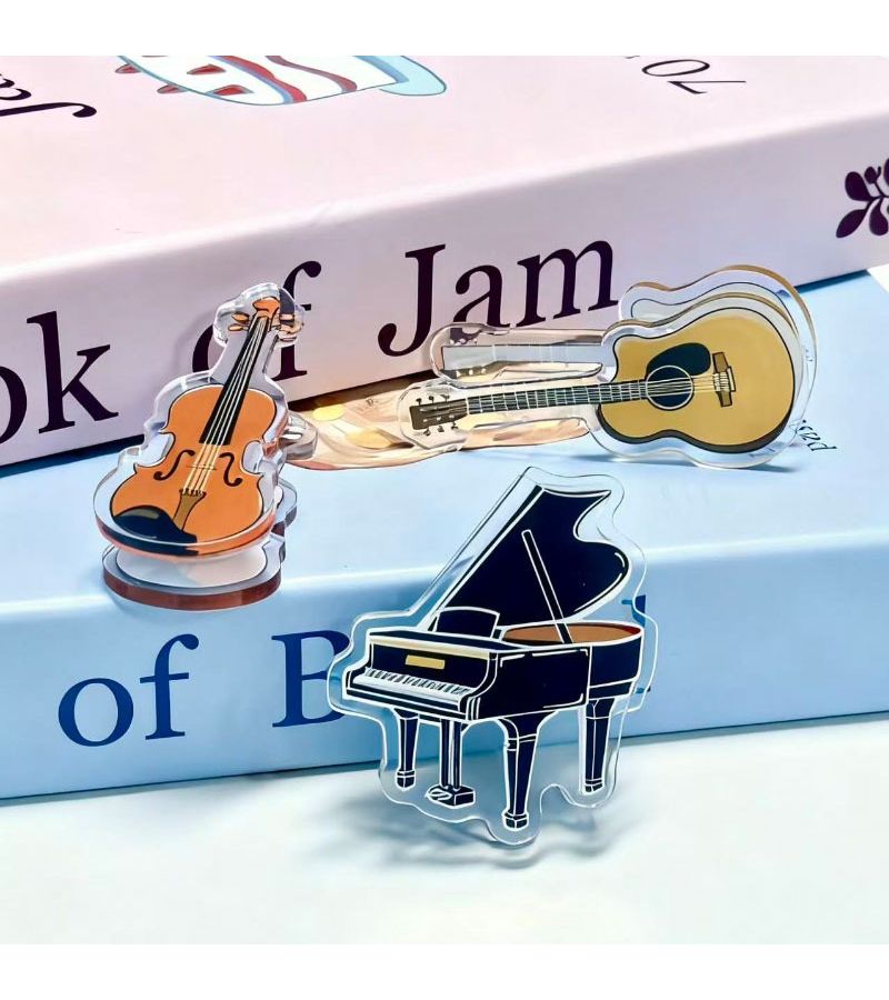 Acrylic Transparent PP Violin Musical Instrument Clip for Grand Piano Guitar Creative Sheet Music Holder Cartoon Music Accessories - Image 2