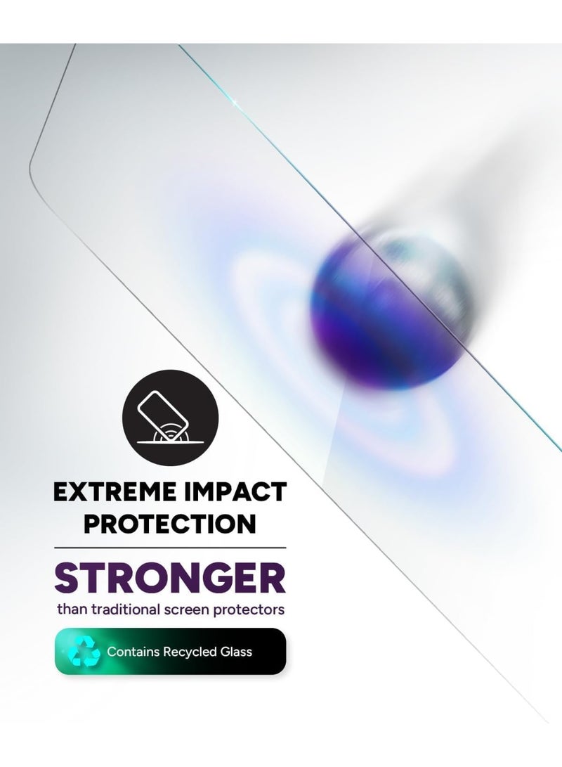 زاج واقي شاشة الخصوصية InvisibleShield لهاتف Samsung Galaxy S24 - فلتر خصوصية ثنائي الاتجاه، لمسة نهائية شفافة مضادة للتوهج - Image 3