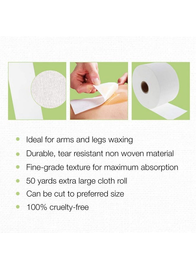 Clean + Easy Lean + Easy Cloth Epilating Cloth For Full Body Hair Removal And Brazilian Waxing 50 Yard Roll  - Image 5