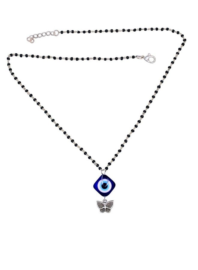 Heeva Creation Mangalsutra with Butterfly Pendant-Elegant & Feminine, Black Bead Chain, Modern & Traditional Fusion,Lightweight,Hypoallergenic, erfect for Weddings, Anniversaries & Special Occasions - Image 1