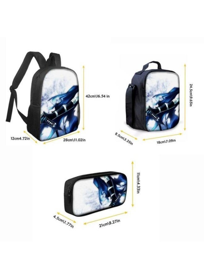 عام حقيبة ظهر مطبوعة بالرسوم المتحركة + مجموعة حقائب اليد + القلم، مجموعة حقائب عملية من ثلاث قطع (يمكن استخدام الطلاب والأطفال ونزهات الأصدقاء ورياضات تسلق الجبال وما إلى ذلك) - 75 - Image 3