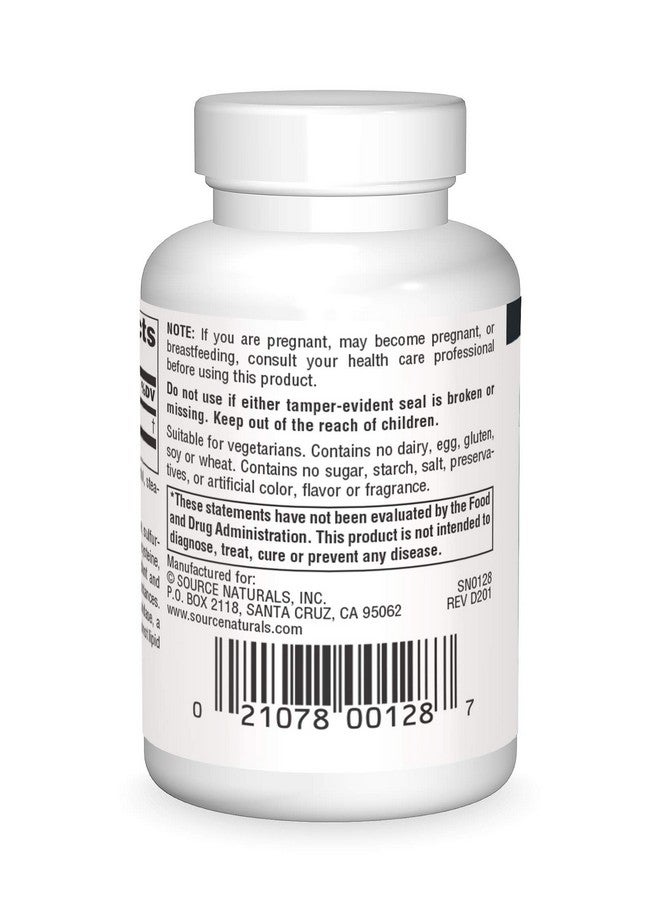 Source Naturals سورس ناتشورالز جلوتاثيون، مكمل لدعم الكبد، 50 ملغ - 30 قرص - Image 2