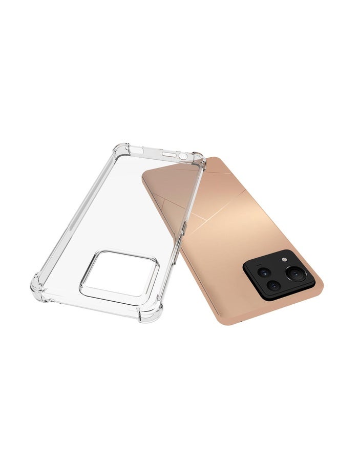 HuHa Case Cover For Asus Zenfone 11 Ultra Shockproof Non-slip Thickening TPU Phone Case(Transparent) - Image 3