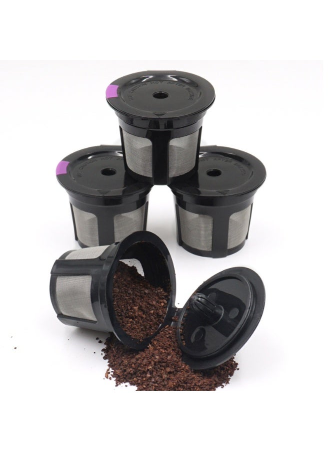 Reusable coffee filter cups K cups  coffee capsule plastic filters 3 with scoop brush - Image 3